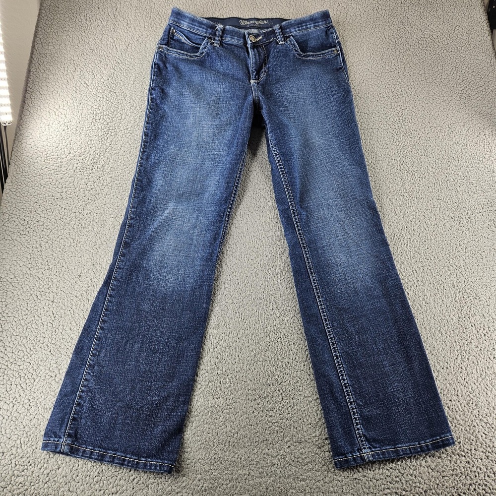 Wrangler Jeans Womens 11 Blue Q Baby Ultimate Riding Bootcut Western‎ Stretch